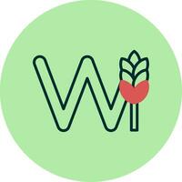 Small W Vector Icon