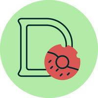 Capital D Vector Icon