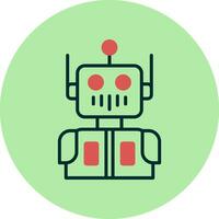 icono de vector de robot