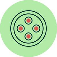 Plasmodium Falciparum Vector Icon
