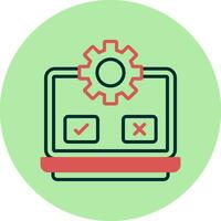 icono de vector de prueba