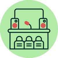 Stage Vector Icon