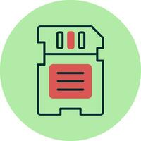 Memory Card Vector Icon