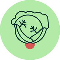 Cabbage Vector Icon