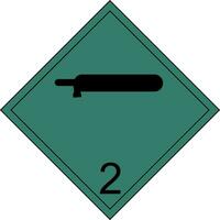 Rhombus signs of clp, dangerous goods vector