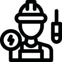 Electrician Vector Icon