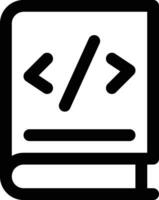 Coding Book Vector Icon