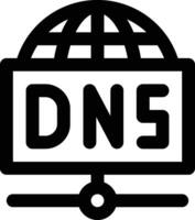 dns vector icono