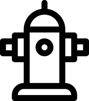 icono de vector de hidrante