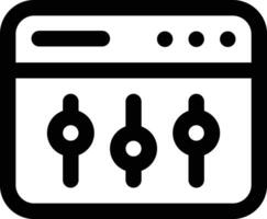 Control Panel Vector Icon