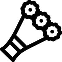 Flower Bouquet Vector Icon