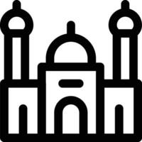 icono de vector de mezquita