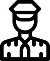 policía oficial vector icono