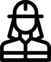 Fireman Vector Icon
