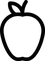 icono de vector de manzana