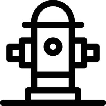 icono de vector de hidrante