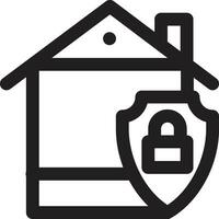 Home Security Vector Icon