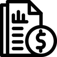 Financial Statements Vector Icon