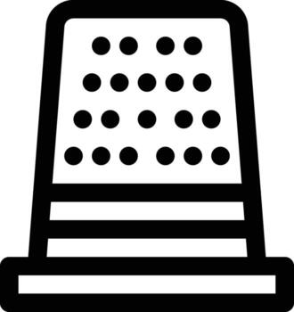 Thimble Vector Icon