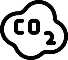 Carbon dioxide Vector Icon