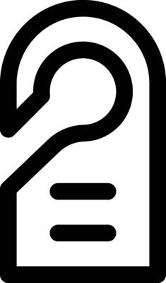 Door Hanger Vector Icon