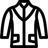 icono de vector de chaqueta