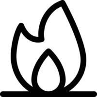 Flammable Vector Icon