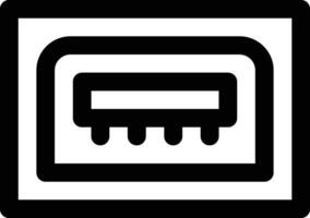 USB port Vector Icon