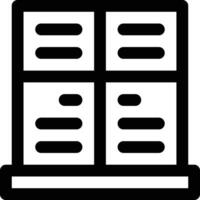 Library Locker Vector Icon