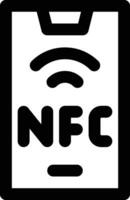 nfc vector icono