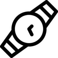 icono de vector de reloj de pulsera