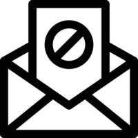 Spam Email Vector Icon