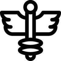 Caduceus Vector Icon