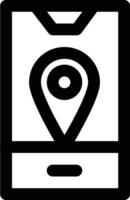 Mobile GPS Vector Icon