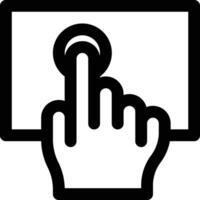 Touch Technology Vector Icon