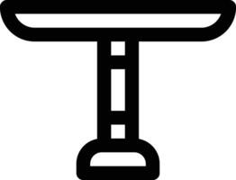 icono de vector de mesa