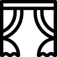 Curtains Vector Icon