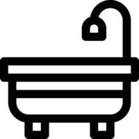 Bathtub Vector Icon