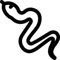 icono de vector de serpiente