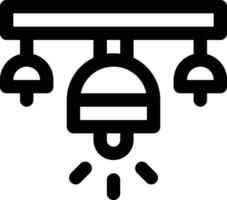 Ceiling Lamp Vector Icon
