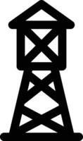 Water Tower Vector Icon