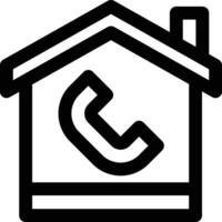 House Agency Call Vector Icon