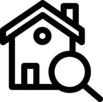 Search House Vector Icon