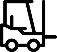 Forklift Vector Icon