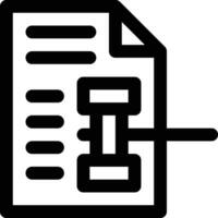 Legal Documents Vector Icon