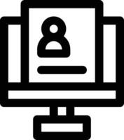 Criminal Database Vector Icon