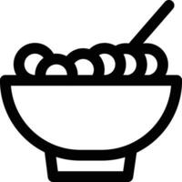 Cereal Bowl Vector Icon