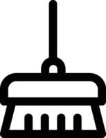 Broom Cleaning Vector Icon