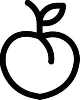 Peach Vector Icon