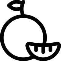 Tangerine Vector Icon
